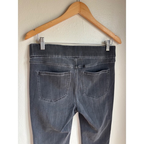 Liverpool Los Angeles The Skinny Pull On Jeans Faded Black Gray Women Size 6 - Picture 4 of 9
